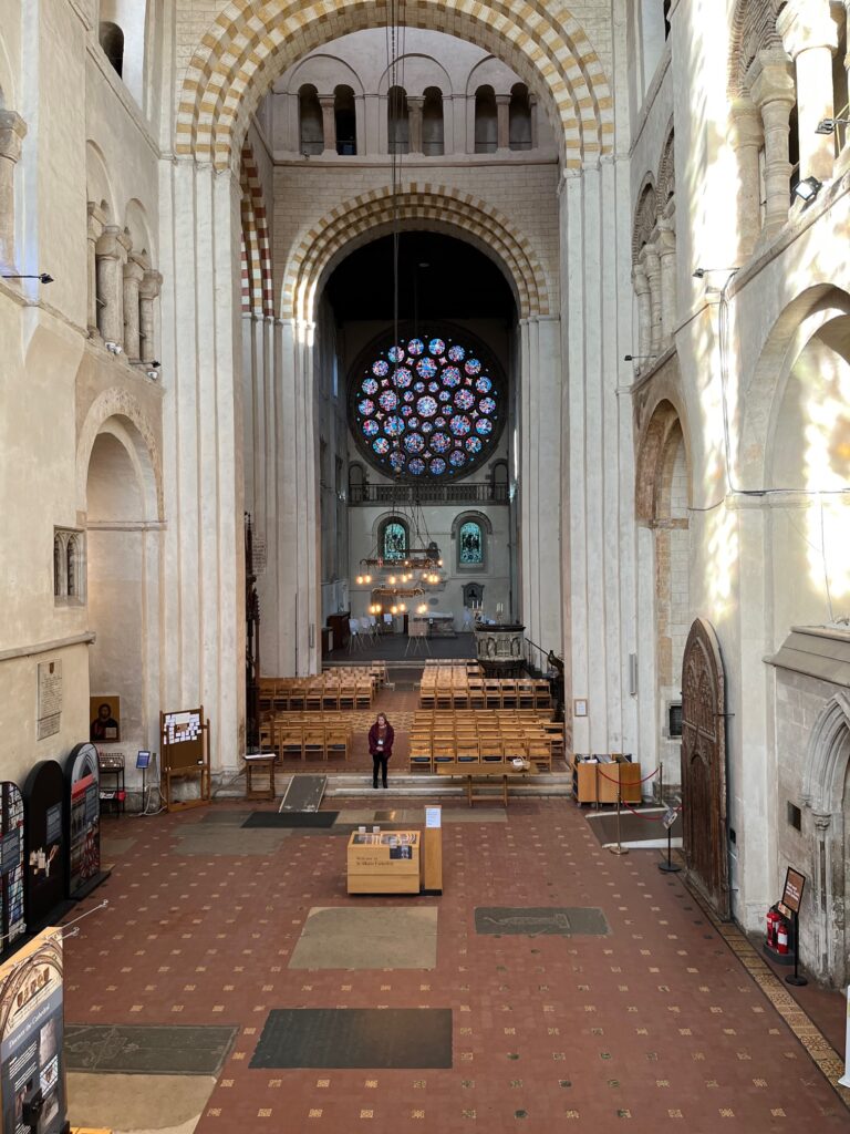 The asylum seekers exhibition at St Albans Cathedral.