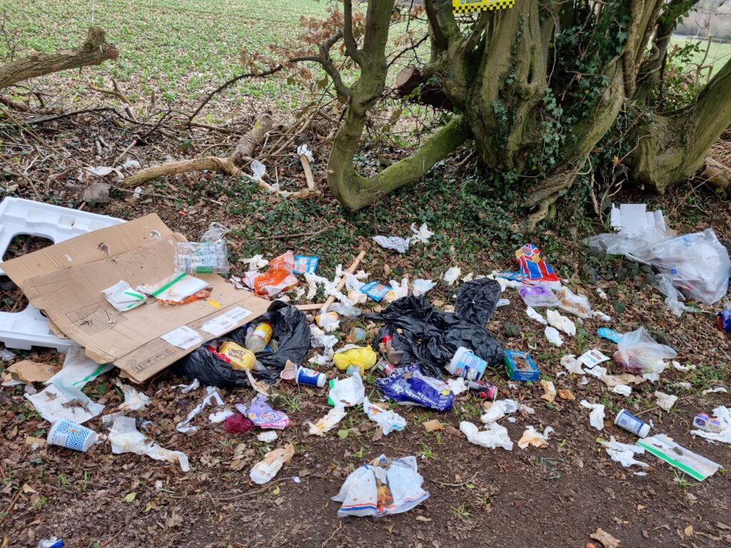 Fly-tipping is a problem across the district.