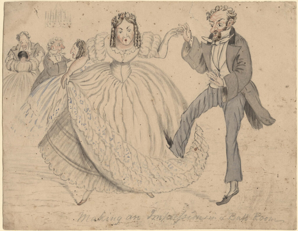 A dancing couple, courtesy of St Albans Museums.