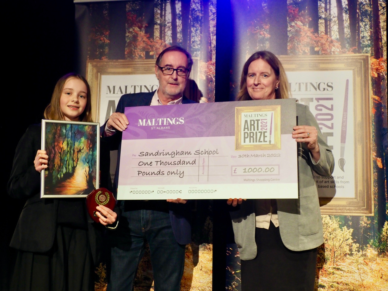 Sandringham School won the Maltings Art Prize in 2021.