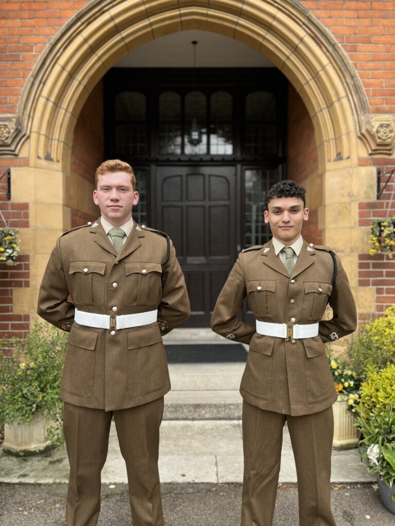 RSM Josh Watson and CSM Marcus Passmore.