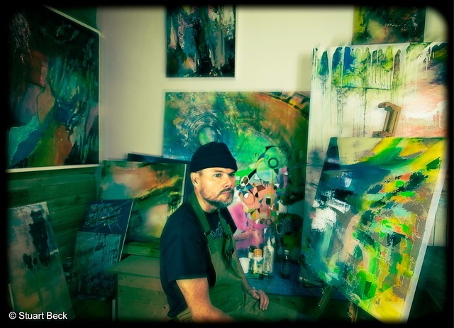 Artist Stuart Beck.