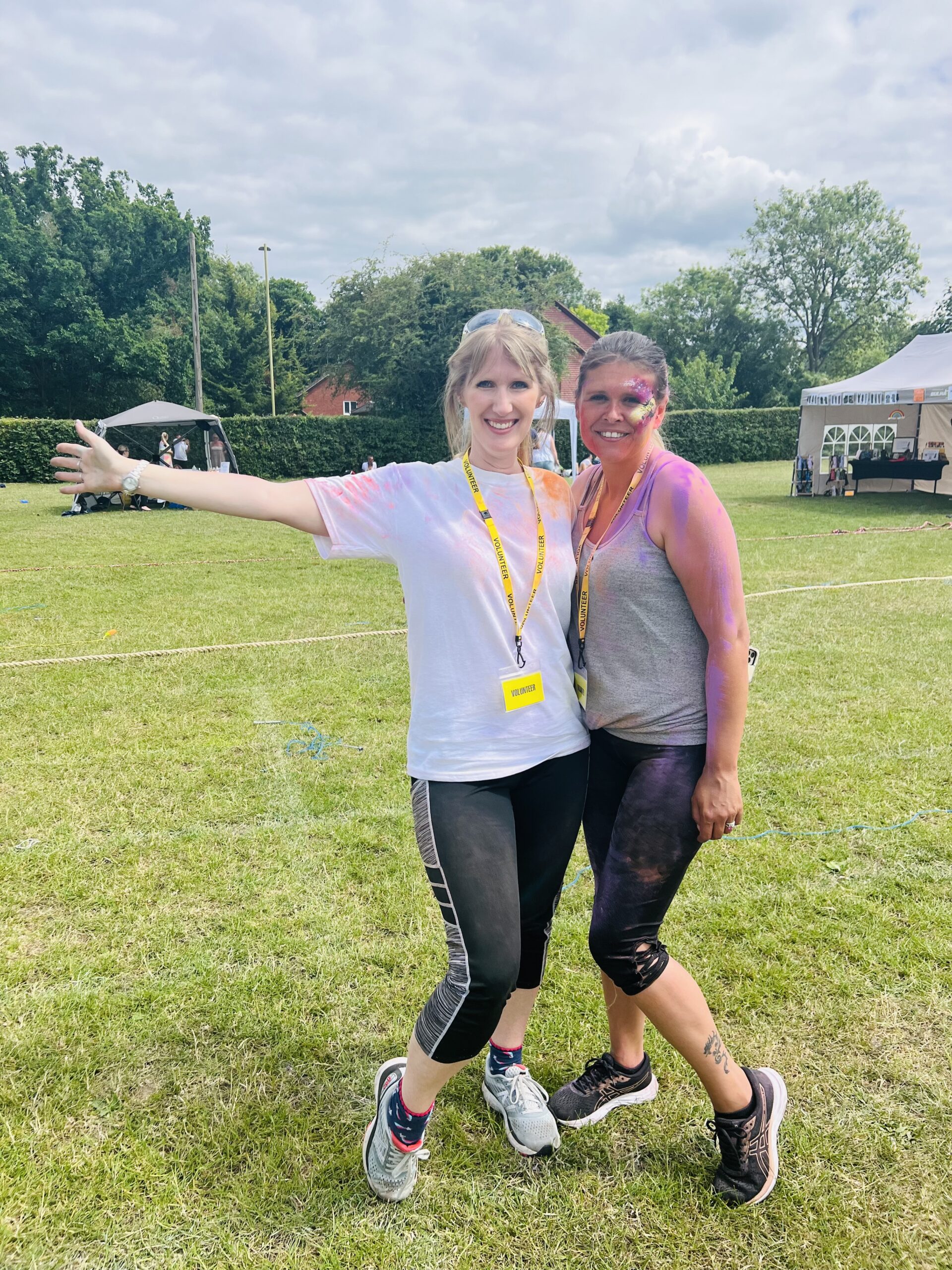How Wood Primary School Well-Being and Colour Run Day. Photo by Andrea Wright.