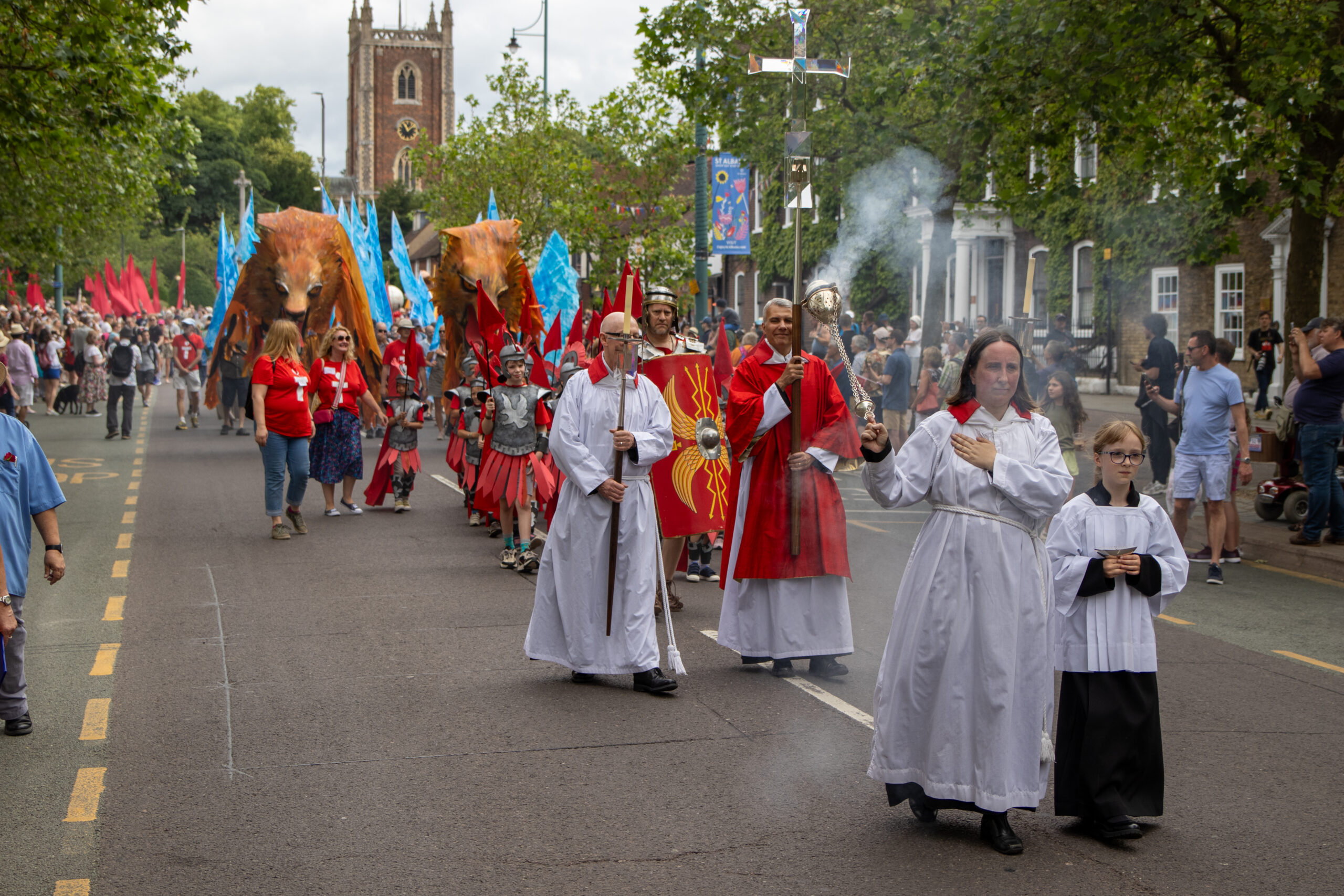 The Alban Pilgrimage 2023 by Toby Shepheard.