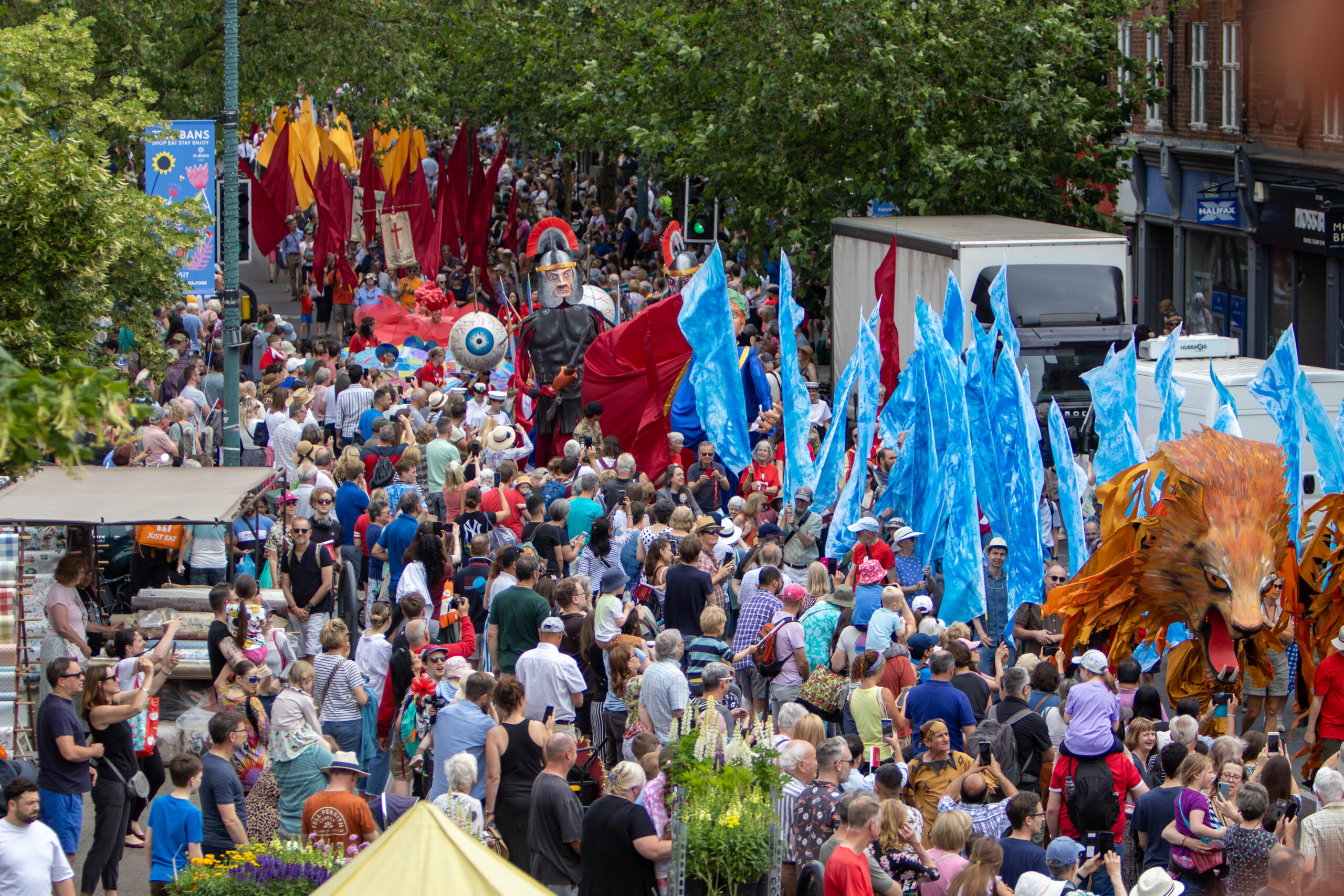 The Alban Pilgrimage 2023 by Toby Shepheard.