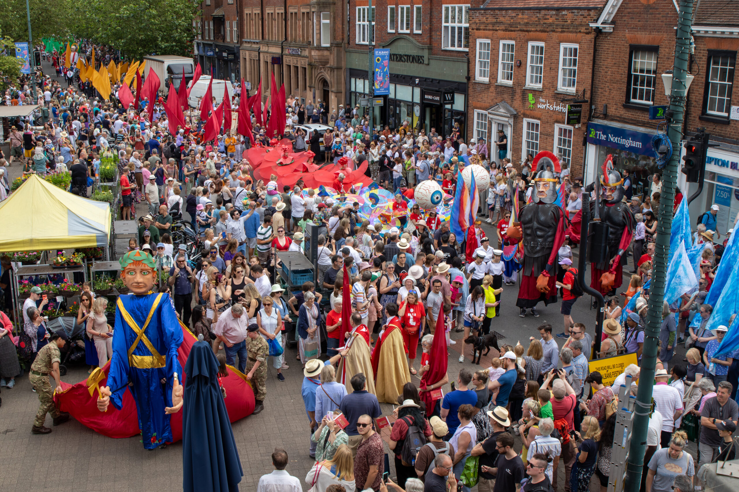 The Alban Pilgrimage 2023 by Toby Shepheard.