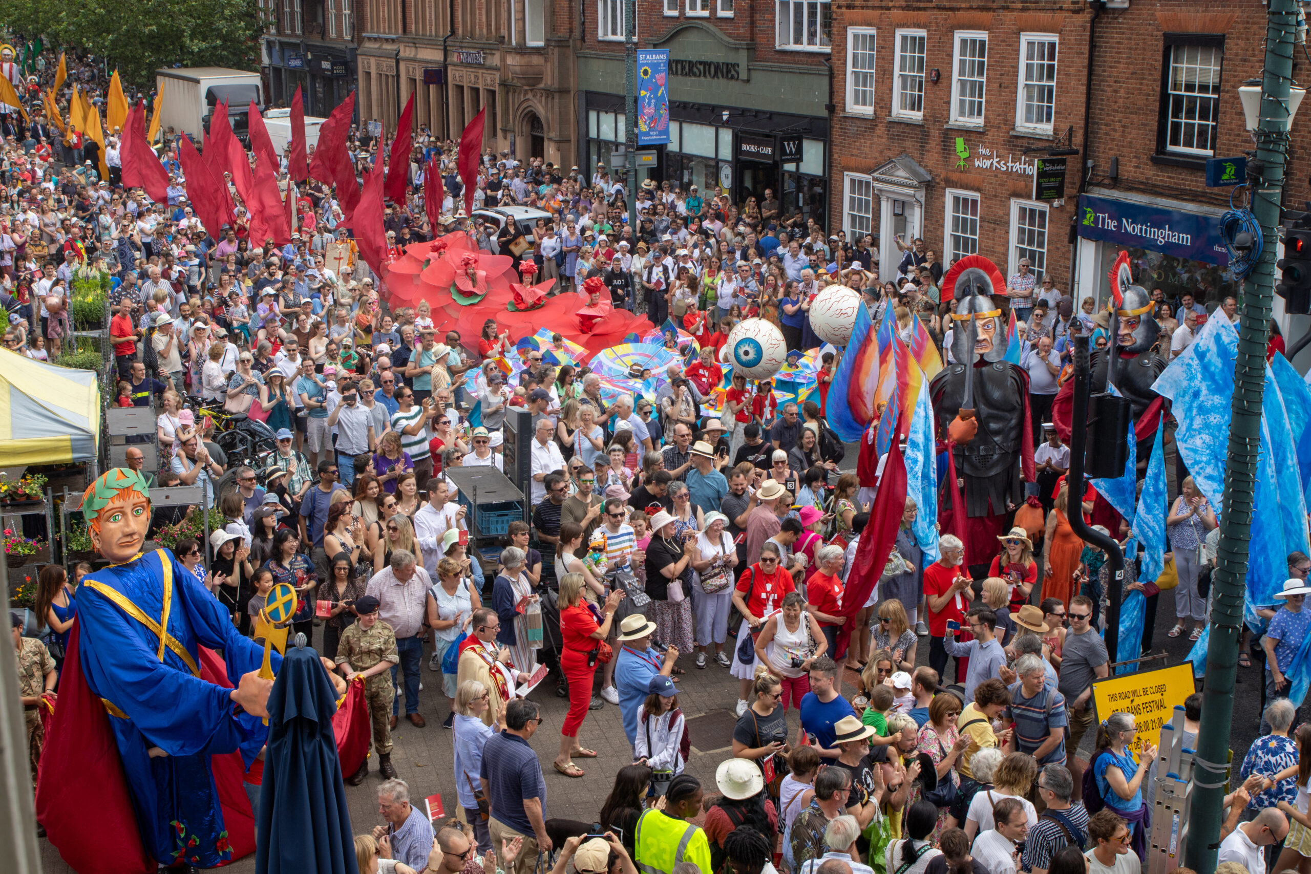 The Alban Pilgrimage 2023 by Toby Shepheard.