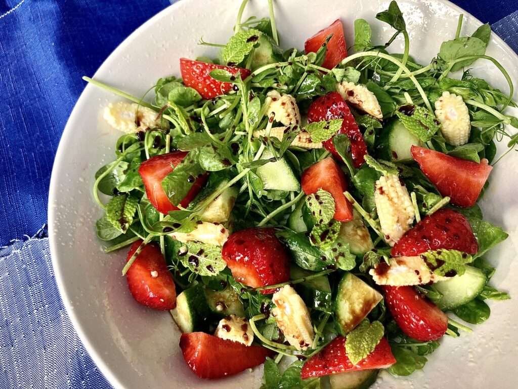 Strawberry salad.