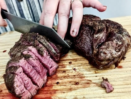 Barbecued chateaubriand
