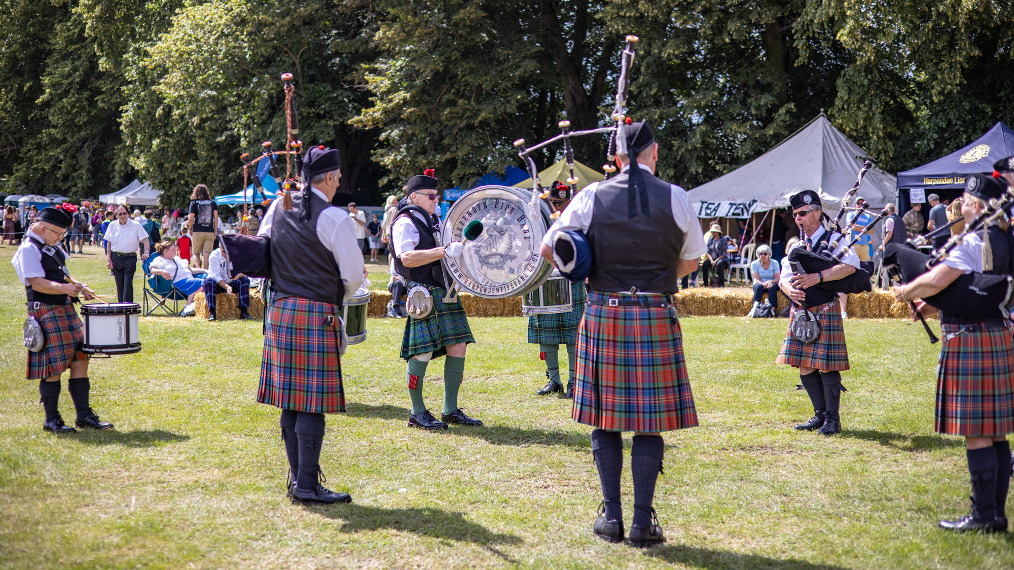 Harpenden Highland Gathering 2023: photo by Steve Collins.