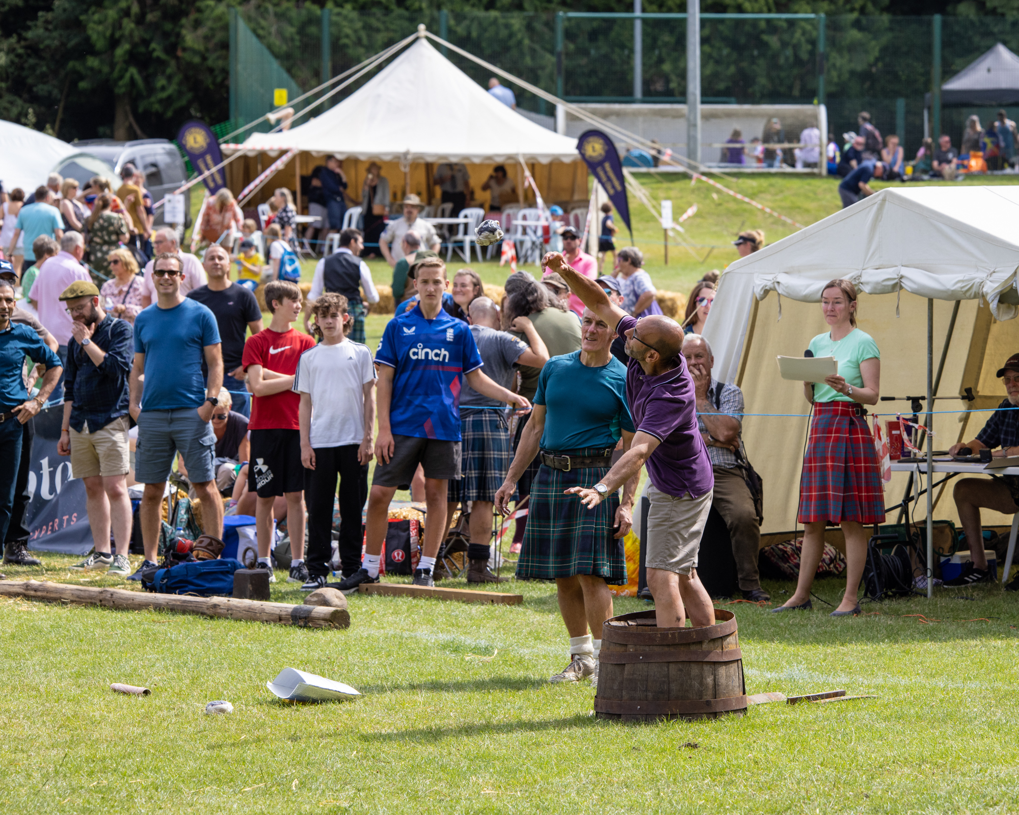 Harpenden Highland Gathering 2023: photo by Steve Collins.