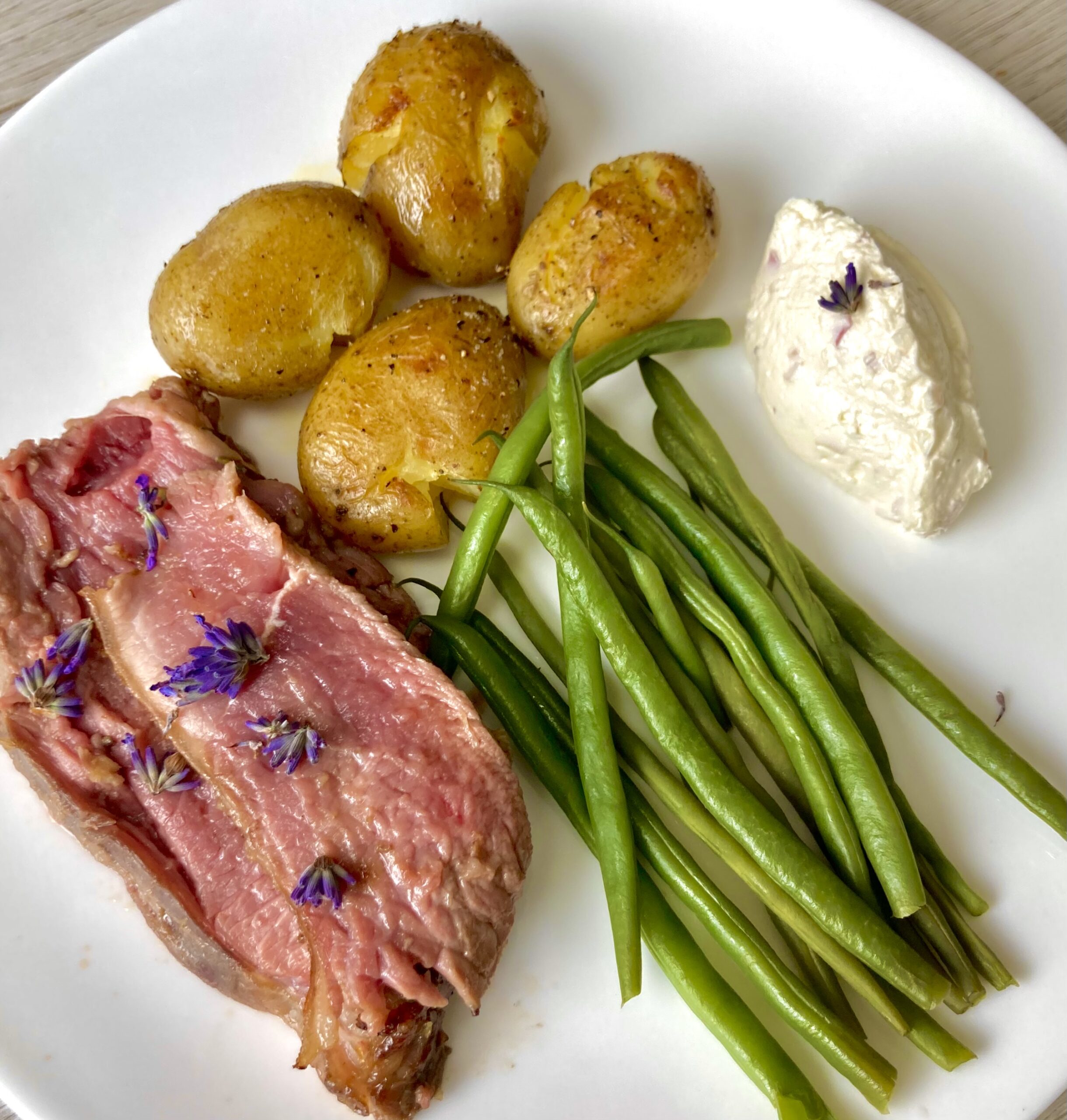 Lavender and lamb works surprisingly well.