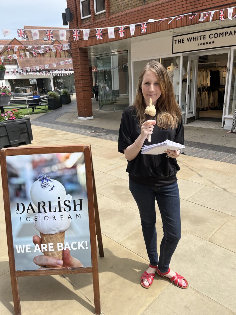 Laura Bill samples the delights of Darlish in Christopher Place.