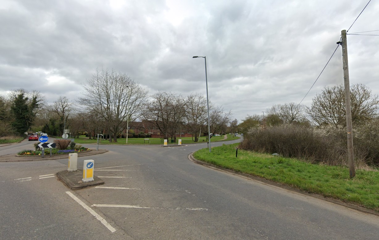 The approximate location of the roadworks in Sandpit Lane. Photo: Google