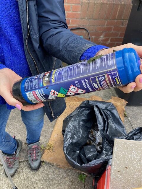 Some of the dangerous items found in the New Greens area.