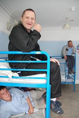 The bunk bed dormitories pre-2009.