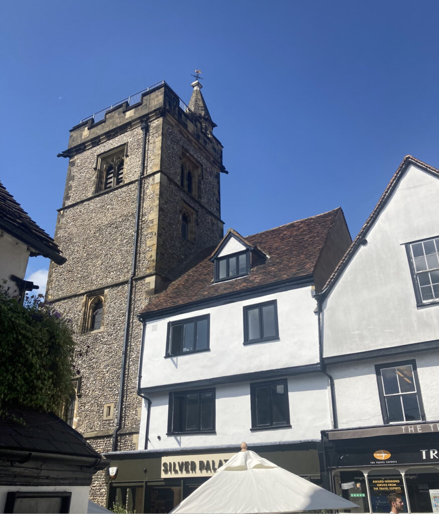 Medieval house, formerly the bakery, next to the Clock Tower.