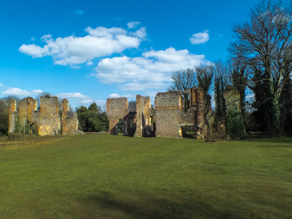 The ruins of Sopwell Priory.