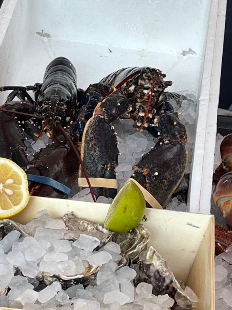 Some of the produce available at Fish Bones.