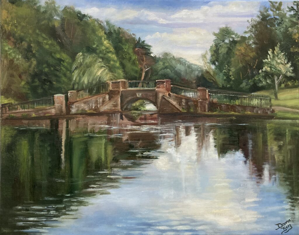Verulamium lakes by Donna Borg.
