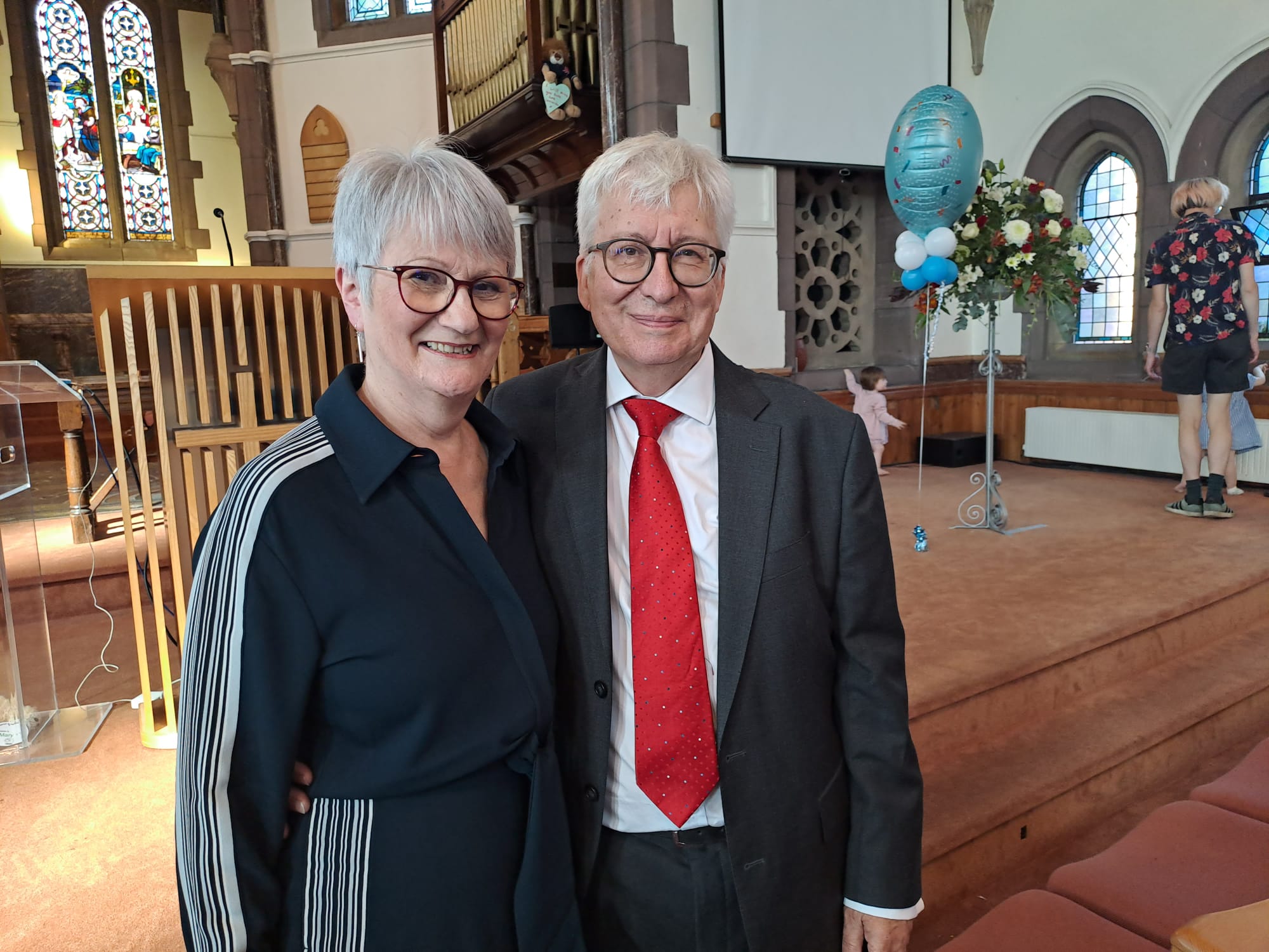 Rev Simon Carver and his wife Catriona.