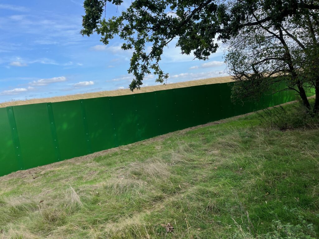 Segro has already erected hoardings around the rail freight site.