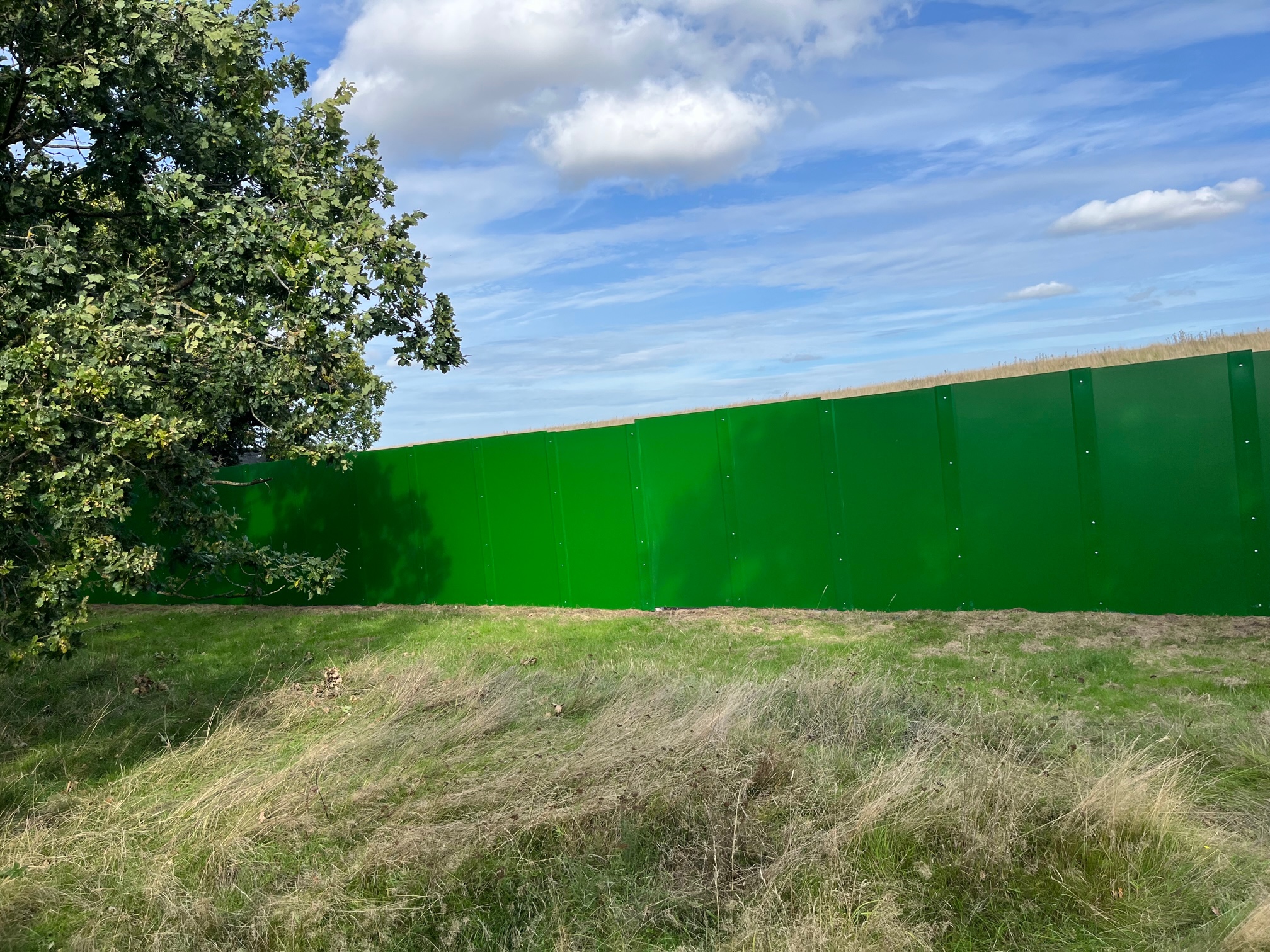 Segro has already erected hoardings around the rail freight site.