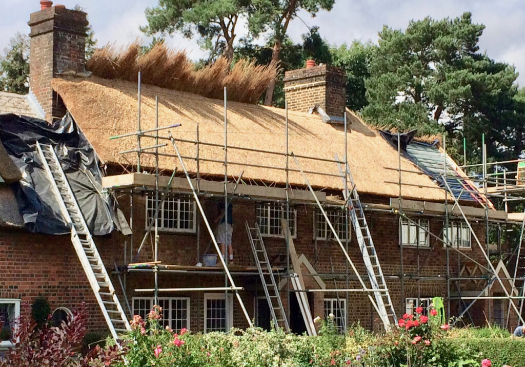 This thatched cottage won a Harpenden Society Award.