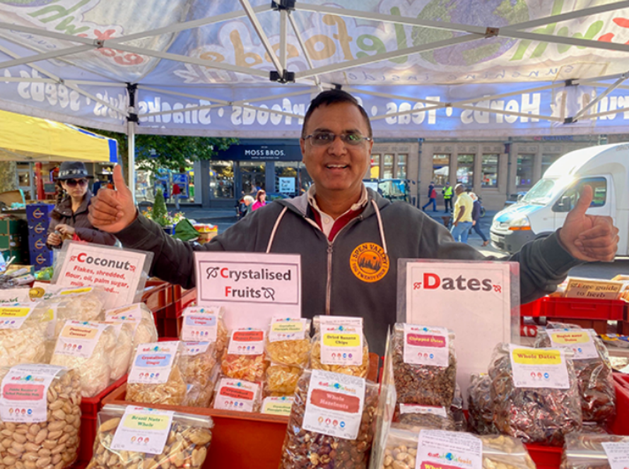 Some of the new traders at St Albans Charter Market.