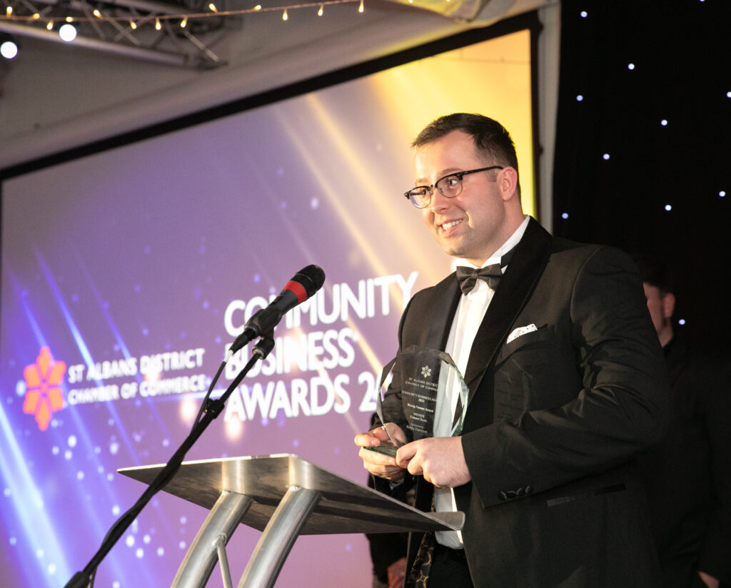 St Albans Chamber of Commerce Community Business Awards 2023. Photo: Rebecca Fennell Photography