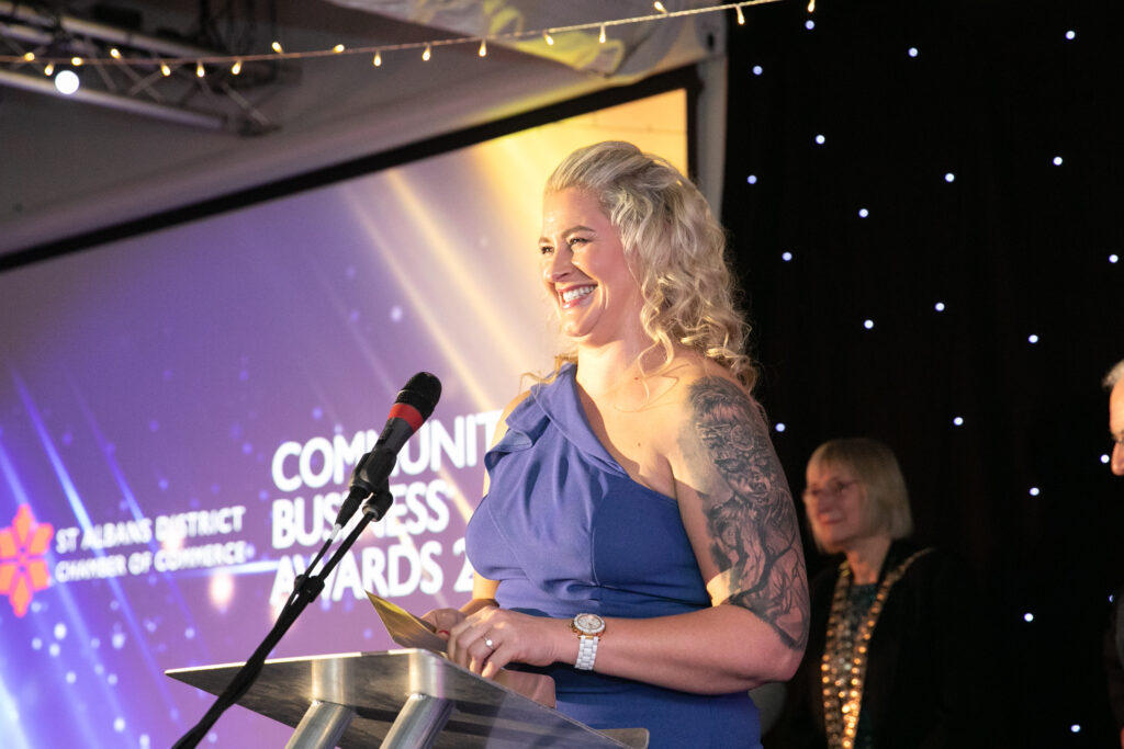 St Albans Chamber of Commerce Community Business Awards 2023. Photo: Rebecca Fennell Photography