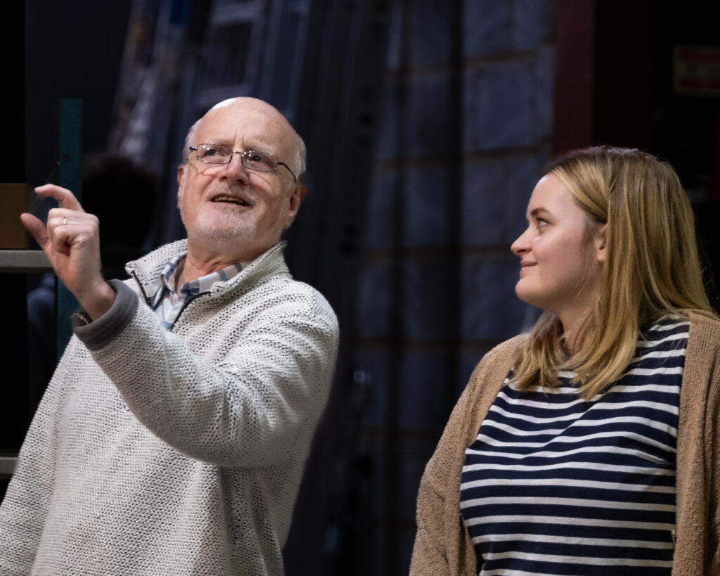 Rehearsals for Parfumerie by the Company of Ten at the Abbey Theatre.
