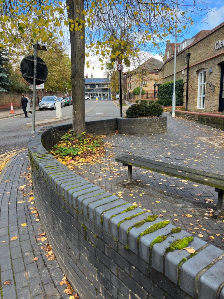 The route of the proposed cycle lane in Marlborough Road.