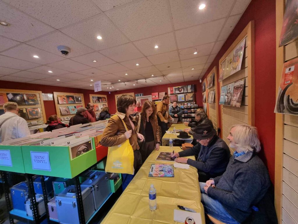 The Zombies appeared at Empire Records for a special signing event.
