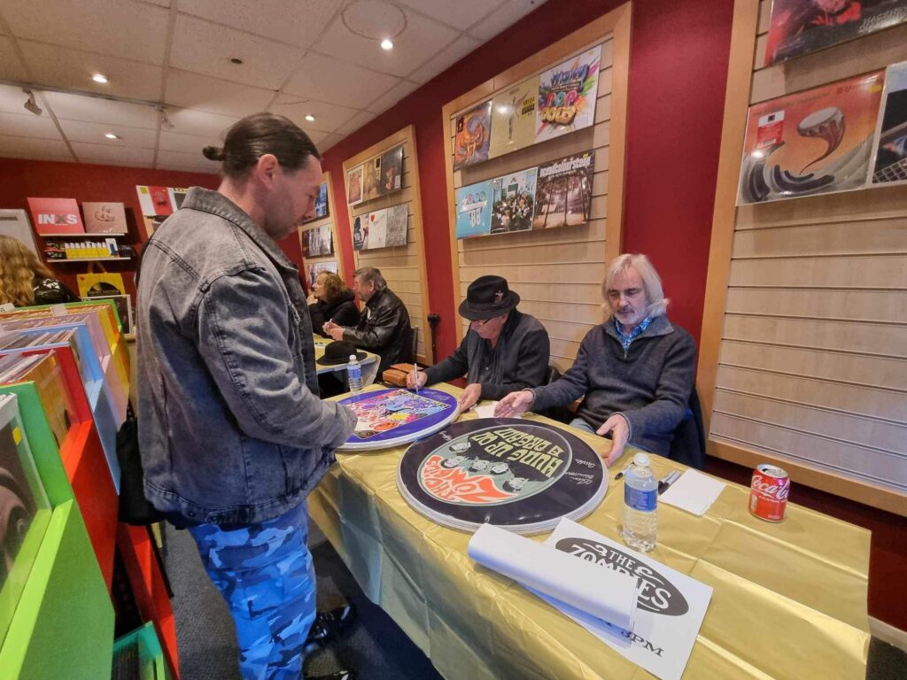 The Zombies appeared at Empire Records for a special signing event.