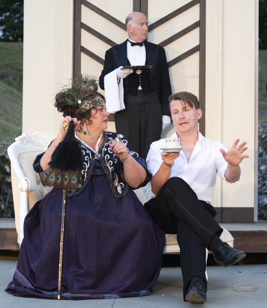 Anna in Ovo's The Importance of Being Earnest as Lady Bracknell.