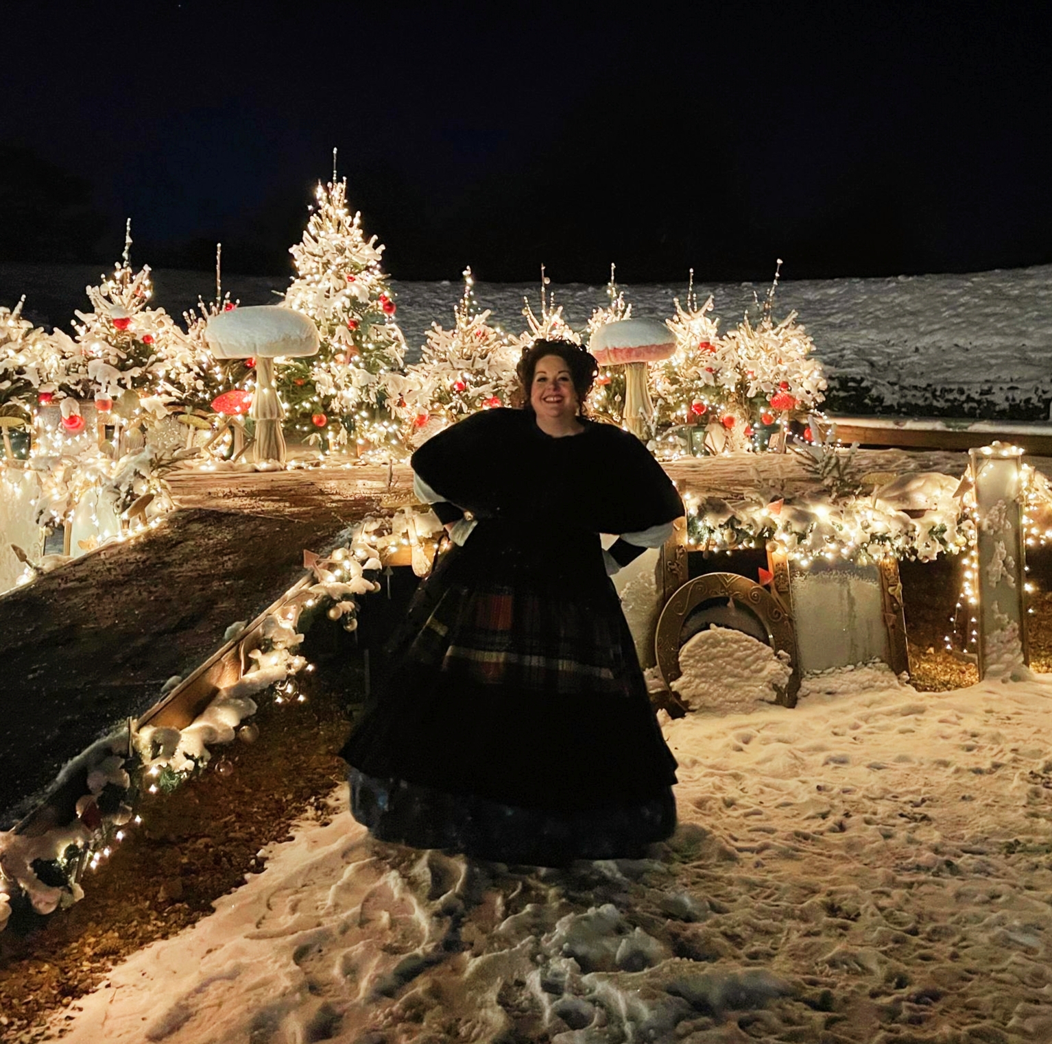 Anna played Mrs Fezziwig in A Christmas Carol.