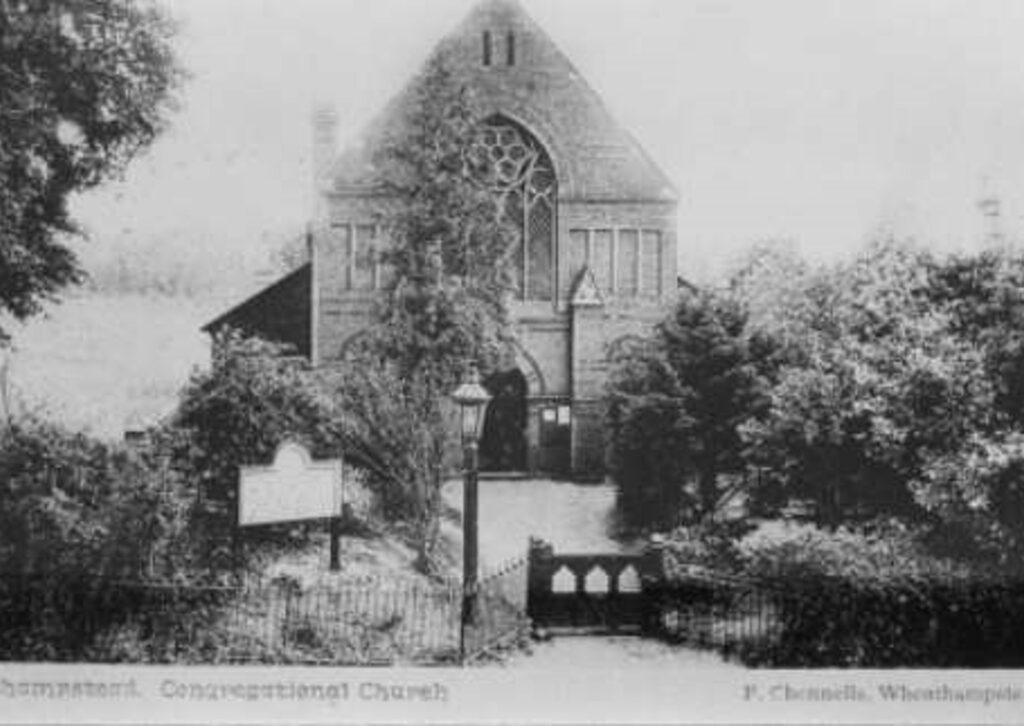A historic image of the former chapel.