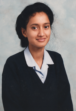 Rana Begum at St Albans Girls School.