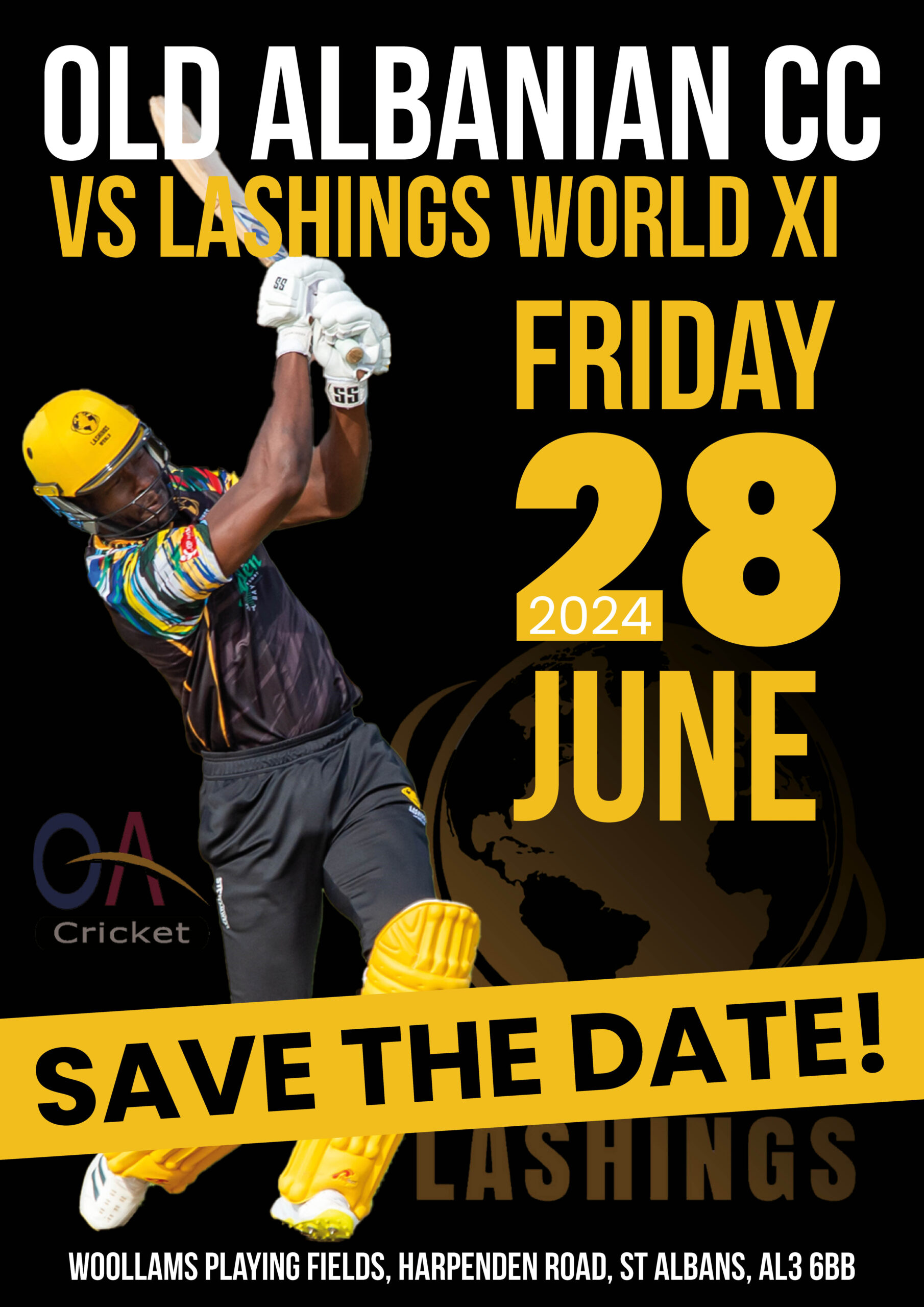 Old Albanian Cricket Club will be playing the Lashings International Cricket Squad
