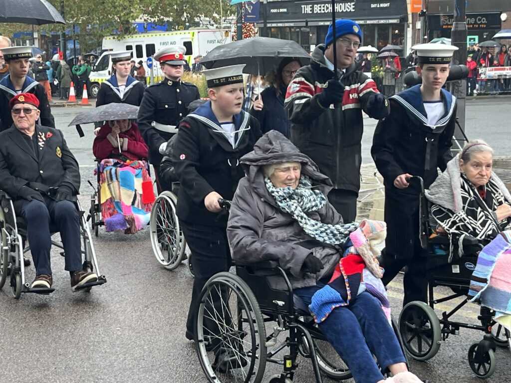 St Albans Remembrance Day parade and service 2023.