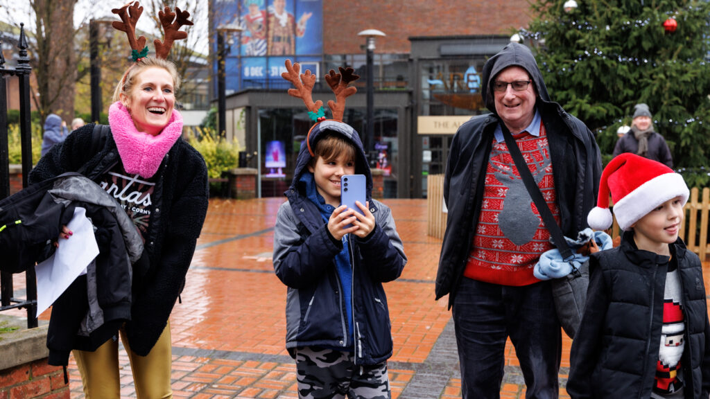 Rennie Grove Peace Hospice's annual Rudolph Run through St Albans. Photo: Neil Marshment