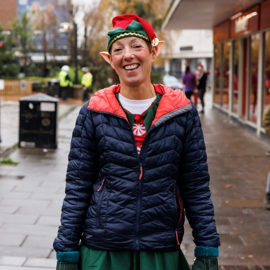 Rennie Grove Peace Hospice's annual Rudolph Run through St Albans. Photo: Neil Marshment