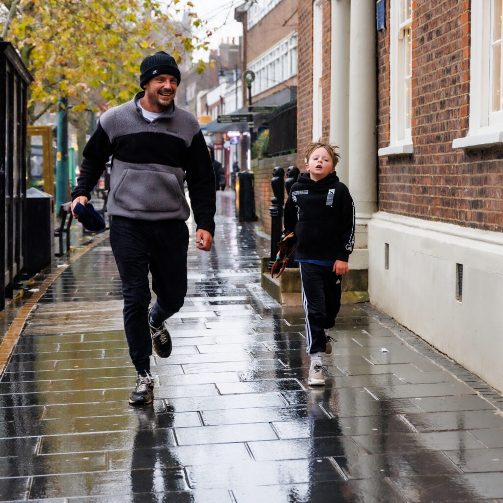 Rennie Grove Peace Hospice's annual Rudolph Run through St Albans. Photo: Neil Marshment
