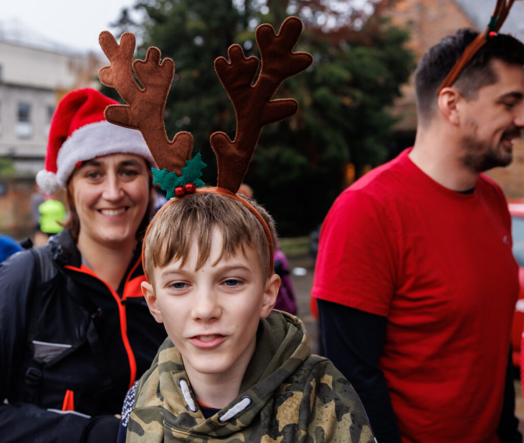 Rennie Grove Peace Hospice's annual Rudolph Run through St Albans. Photo: Neil Marshment