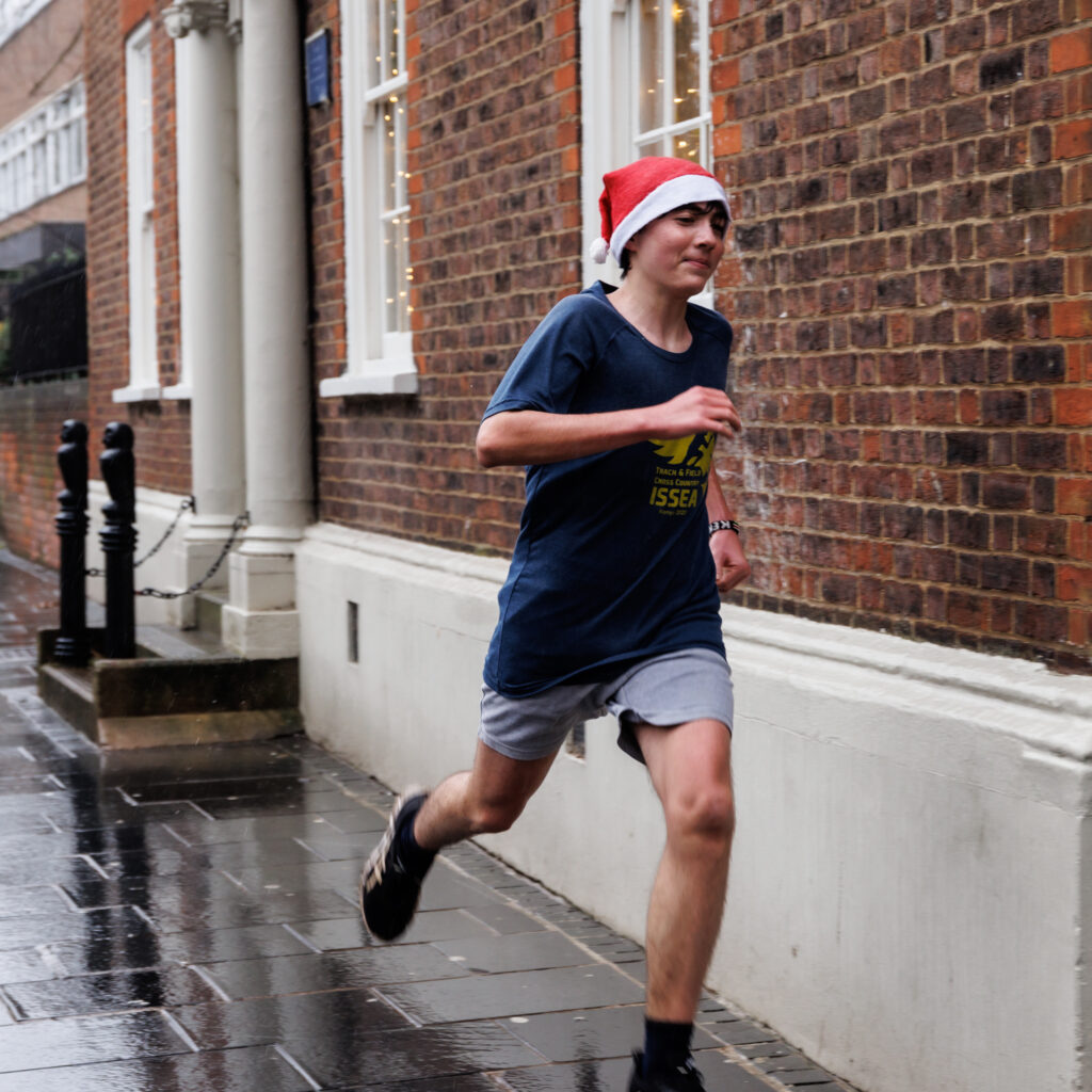 Rennie Grove Peace Hospice's annual Rudolph Run through St Albans. Photo: Neil Marshment