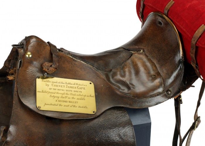 Saddle of Cornet Gape of St Michael’s Manor, St Albans. Courtesy of Royal Scots Dragoon Guards Museum