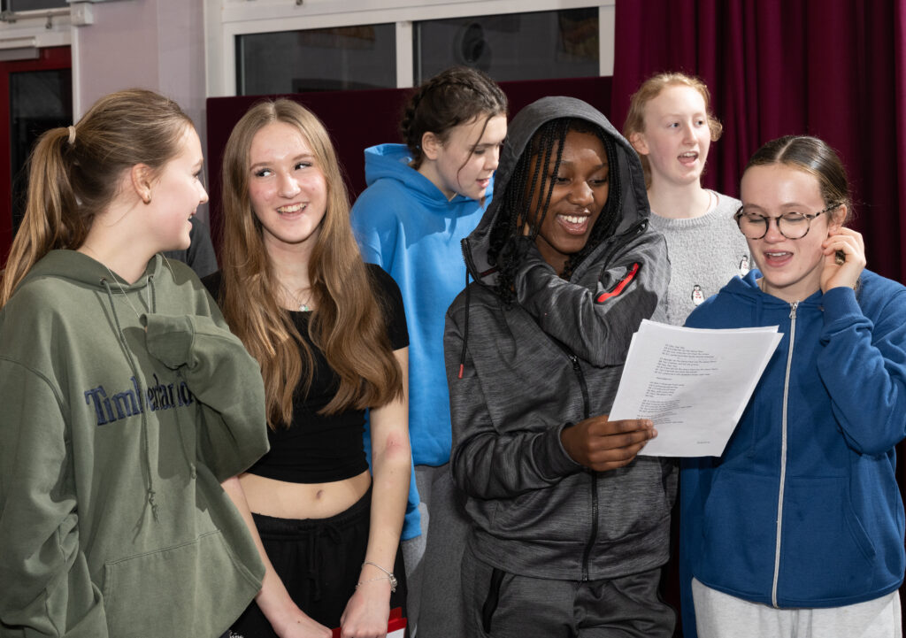 St Albans Gang Show rehearsals.