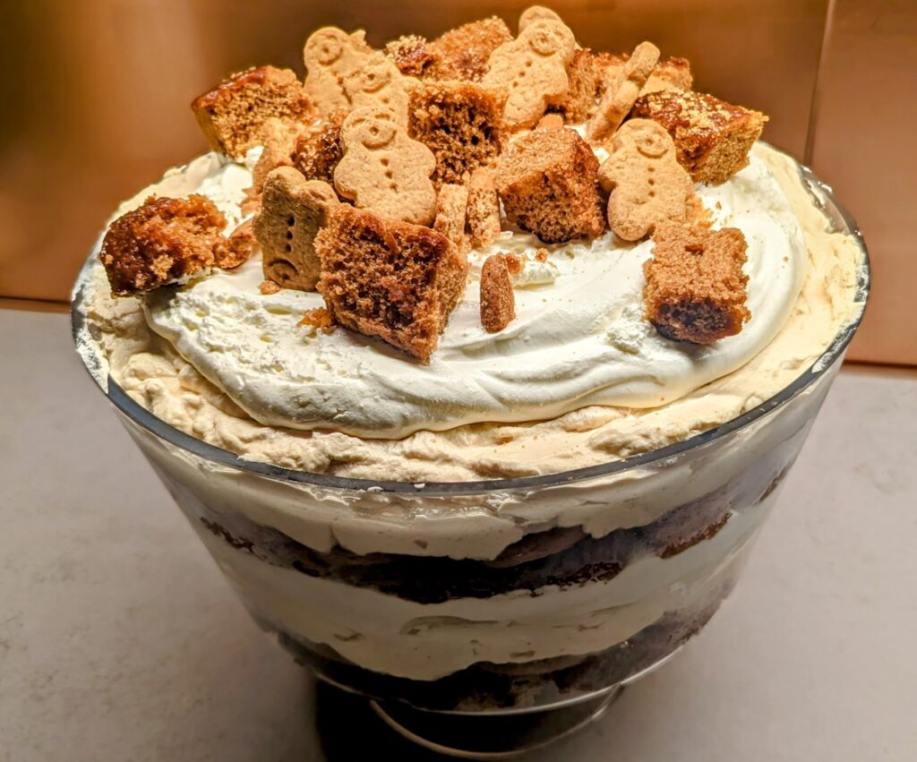 Gingerbread trifle