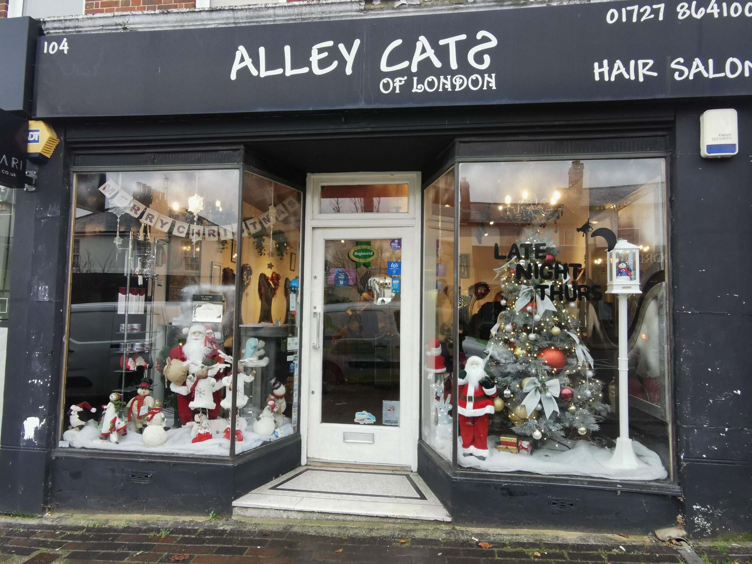 We're celebrating Christmas shop window displays across the district.
